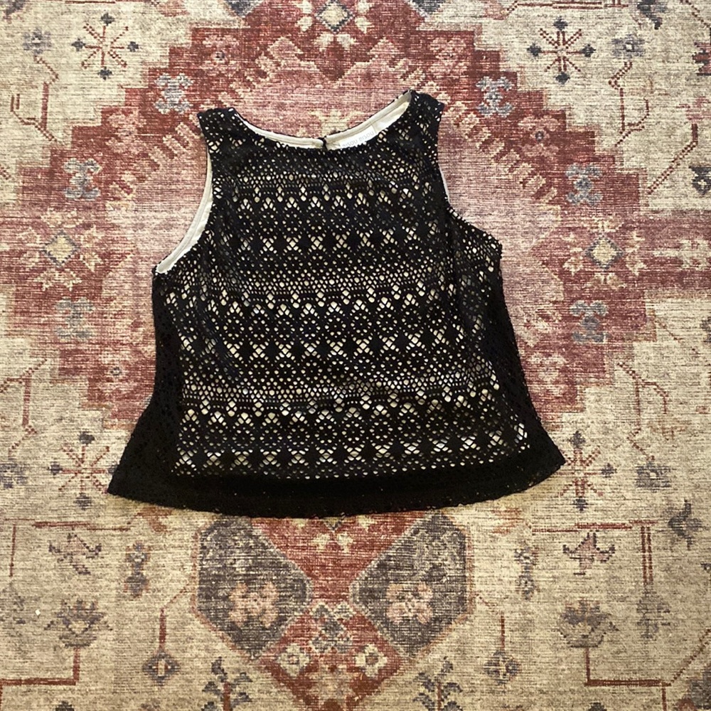 Black tank top
